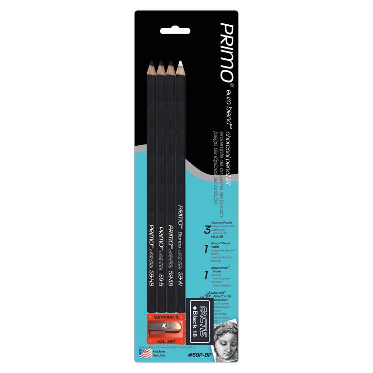 General's General's Primo Euro Blend Charcoal Pencil Kit