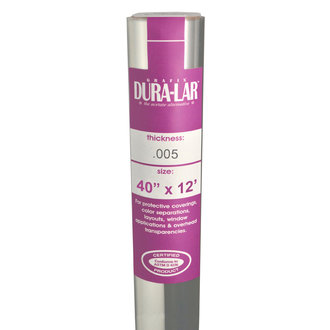 Grafix Grafix Dura-Lar Roll Clear .005 40"x12' Grafix Grafix Dura-Lar Roll Clear .005 40"x12'