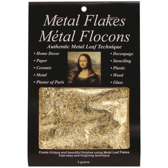 Mona Lisa Metal Flakes Gold Mona Lisa Metal Flakes Gold