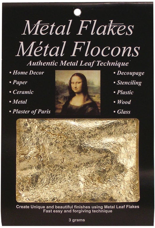 Mona Lisa Mona Lisa Metal Flakes Gold