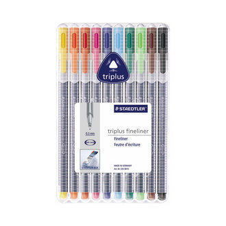 Staedtler Triplus Fineliner Pen Set 10-Colors Staedtler Triplus Fineliner Pen Set 10-Colors