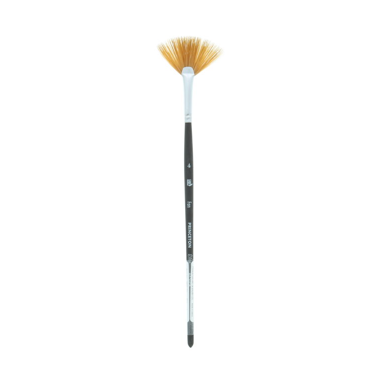 Princeton Brush Princeton Aqua Elite 4850 Synthetic Kolinsky Short Handle Brush Fan #4