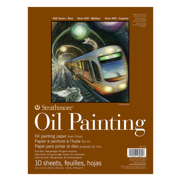 Strathmore Strathmore Oil Painting Paper Pad 9" x 12"