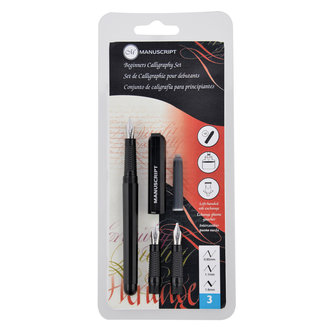 Manuscript Beginner's Left Handed Calligraphy Set