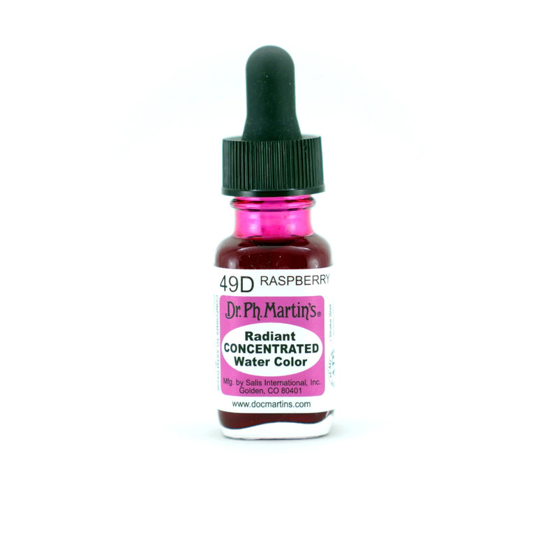 Dr. Ph. Martin's Dr. Ph. Martin's Radiant Concentrated Watercolor, Raspberry, 5 oz