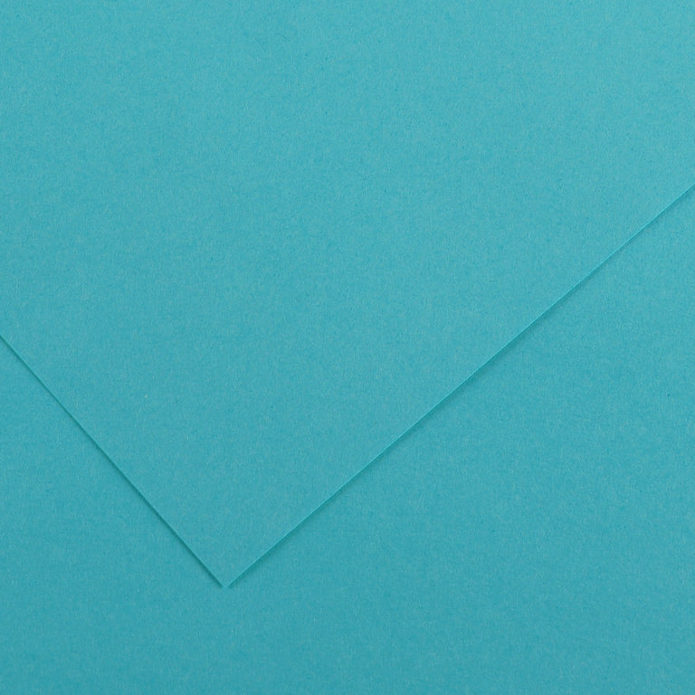 Canson Colorline Paper Turquoise Blue 19.5"x25.5" 300gsm