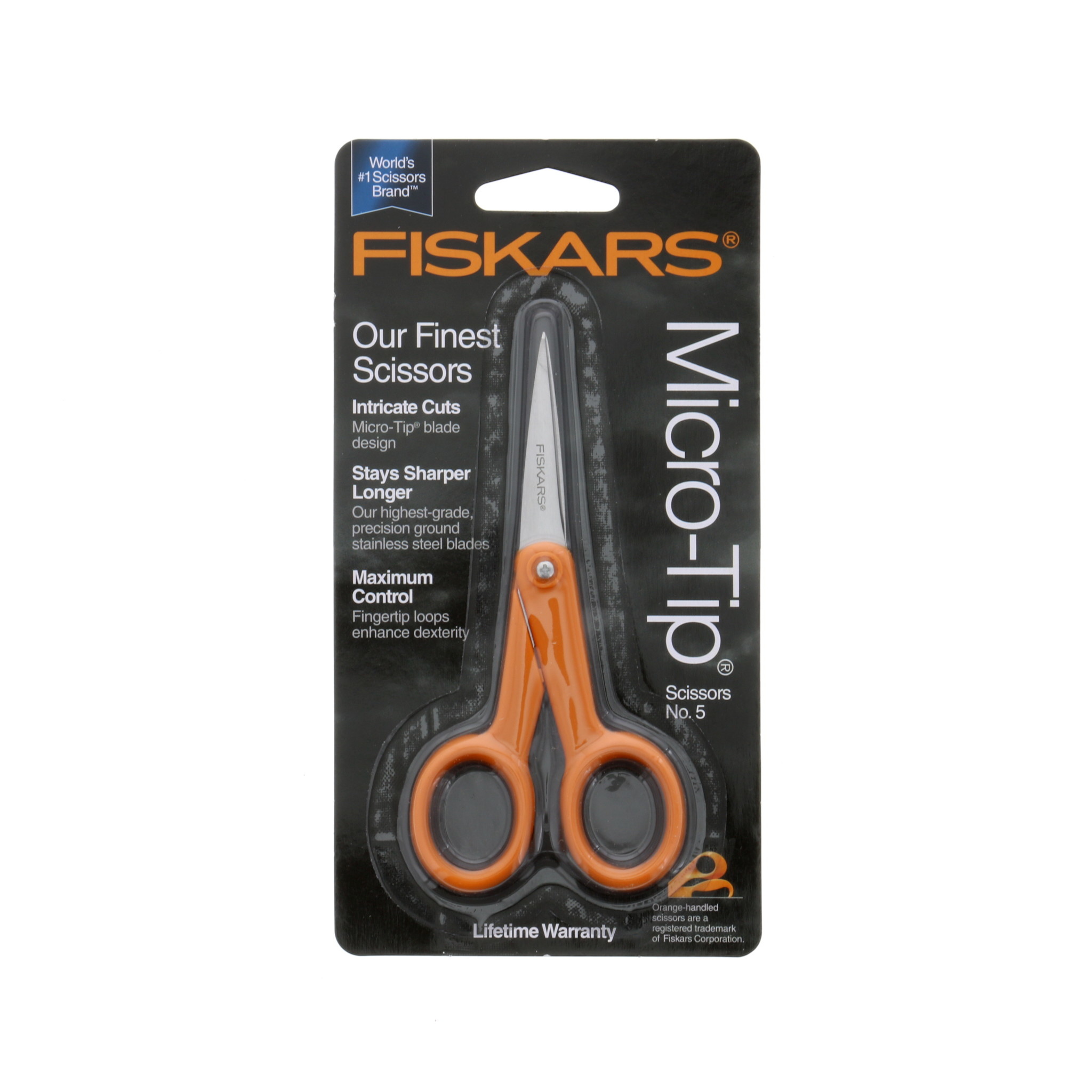 Fiskars 5 in. Micro Tip Scissors