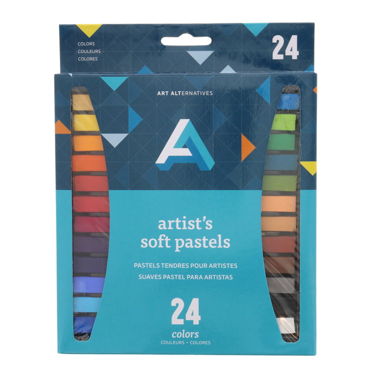 Art Alternatives Art Alternatives Artist Soft Pastel Set, 24-Color