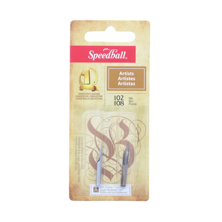 Speedball Speedball Hunt Artist Nibs 2-Pack 102/108