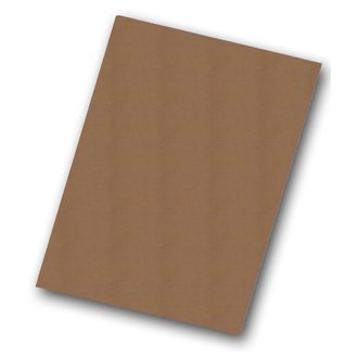 Flipside Kraft Corrugated Cardboard Sheet C-Flute 32"x40"