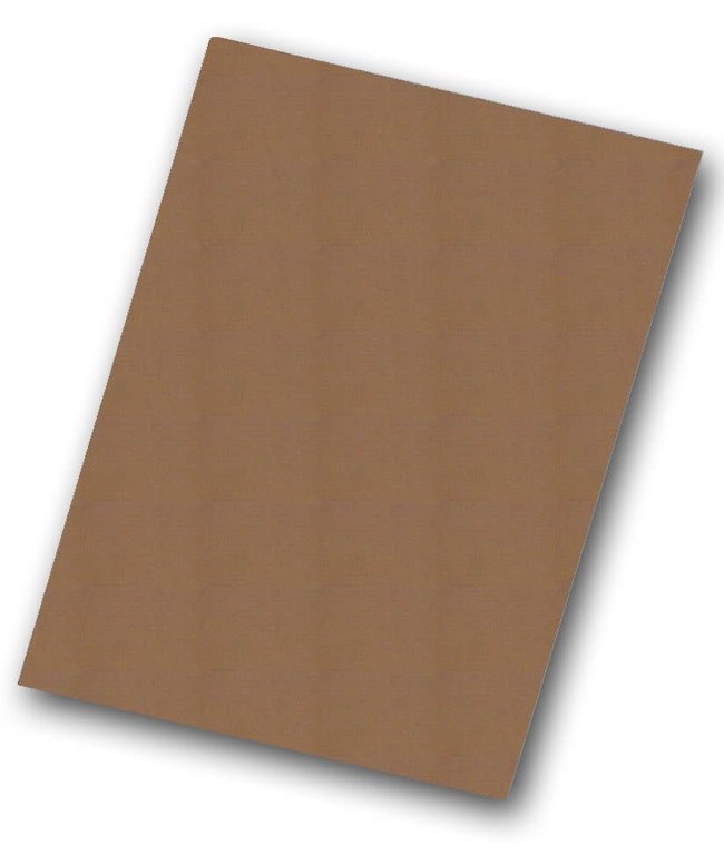 Flipside Kraft Corrugated Cardboard Sheet C-Flute 32"x40"