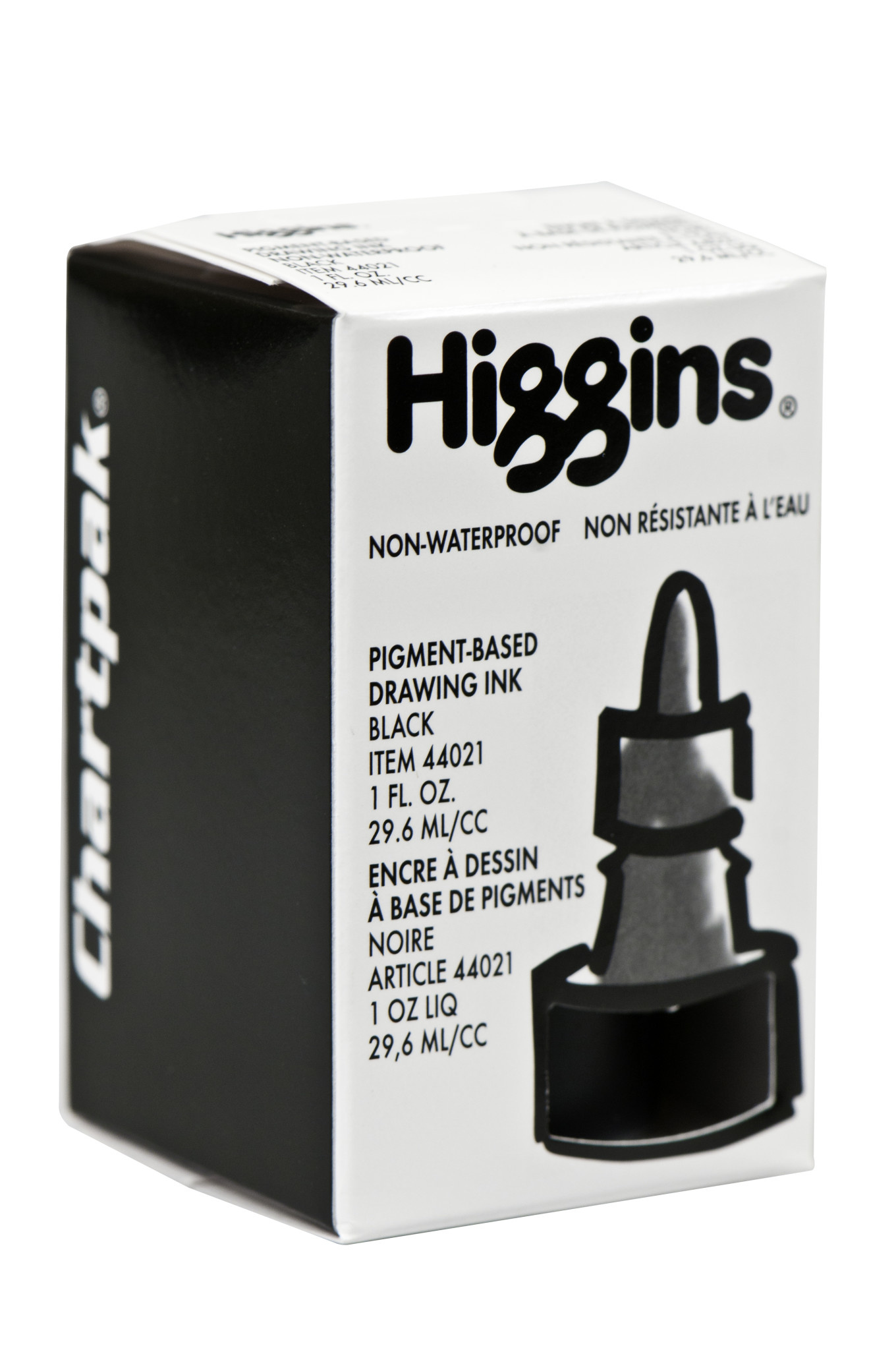 Higgins Ink Pigment-Based Non-Waterproof Black 1 oz - RISD Store