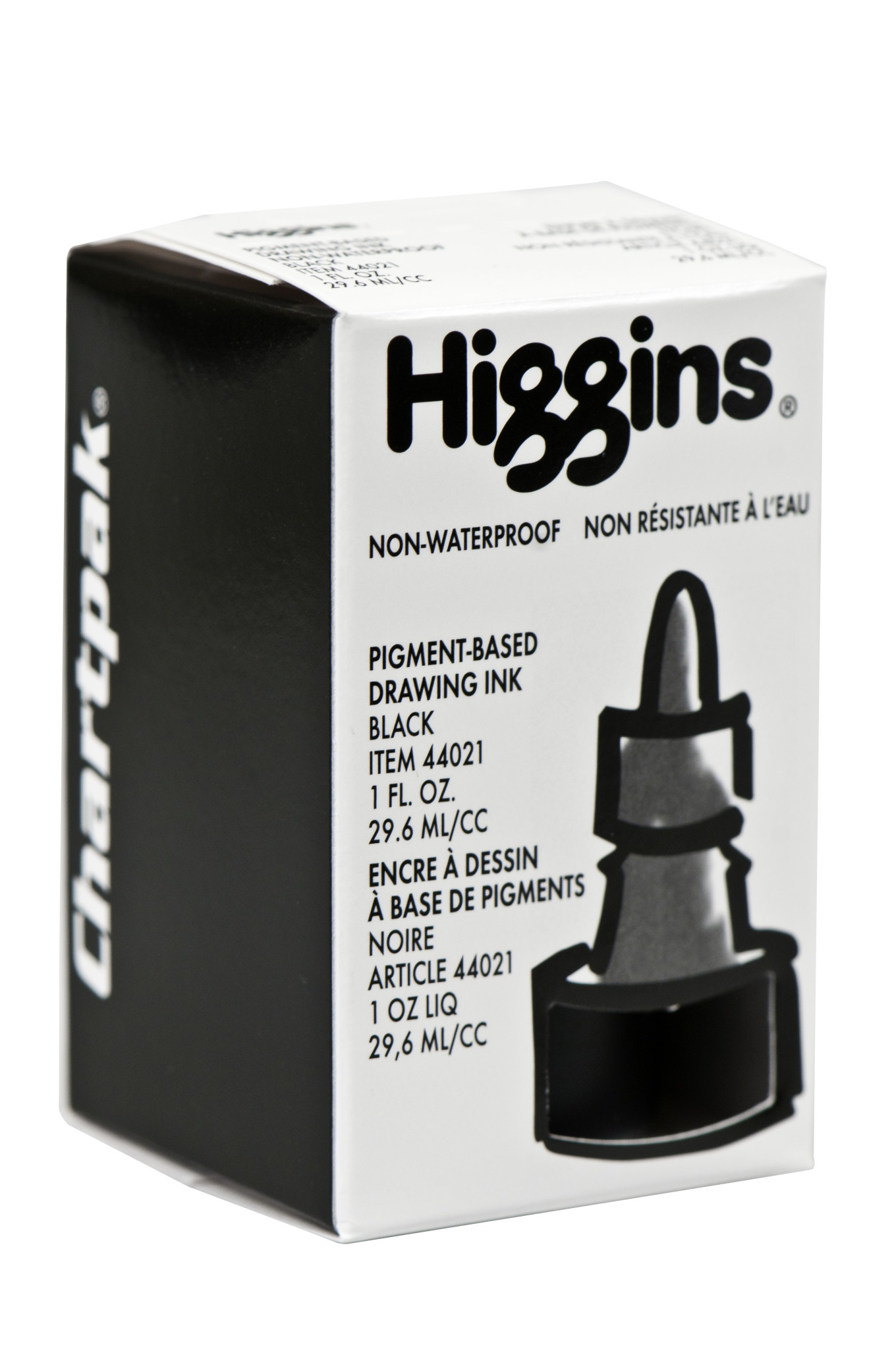 Higgins Black Non-Waterproof Ink 1oz