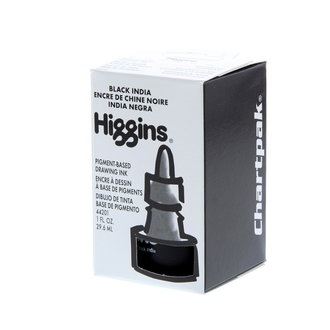 Higgins Higgins Black India Ink Pigment-Based Waterproof 1 oz