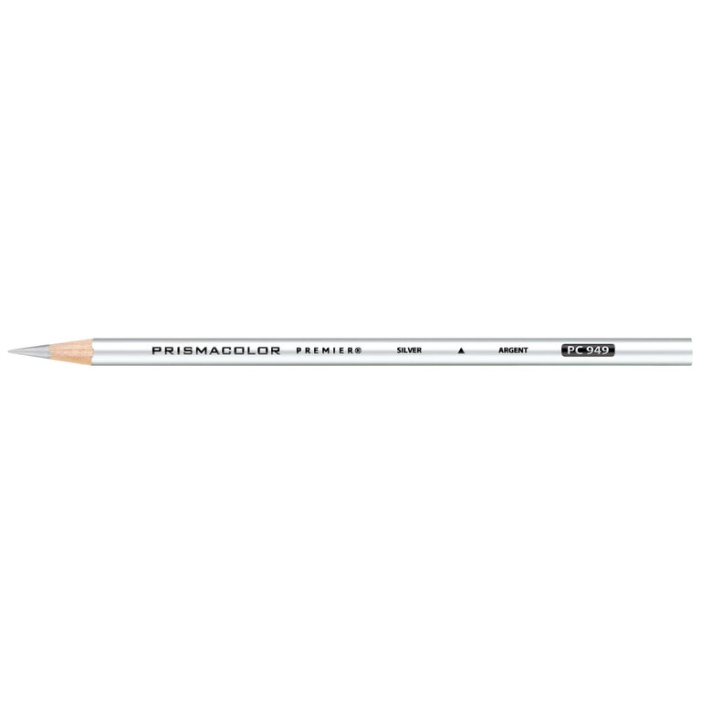 Prismacolor Prismacolor Premier Thick Core Colored Pencil, Metallic Silver