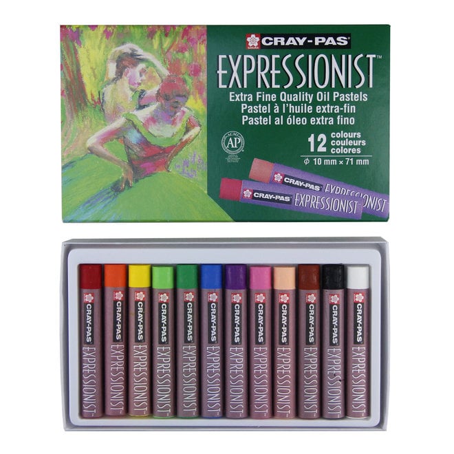 Chubbies - Cray-Pas Junior Artist Oil Pastels 12/Pkg - Sakura