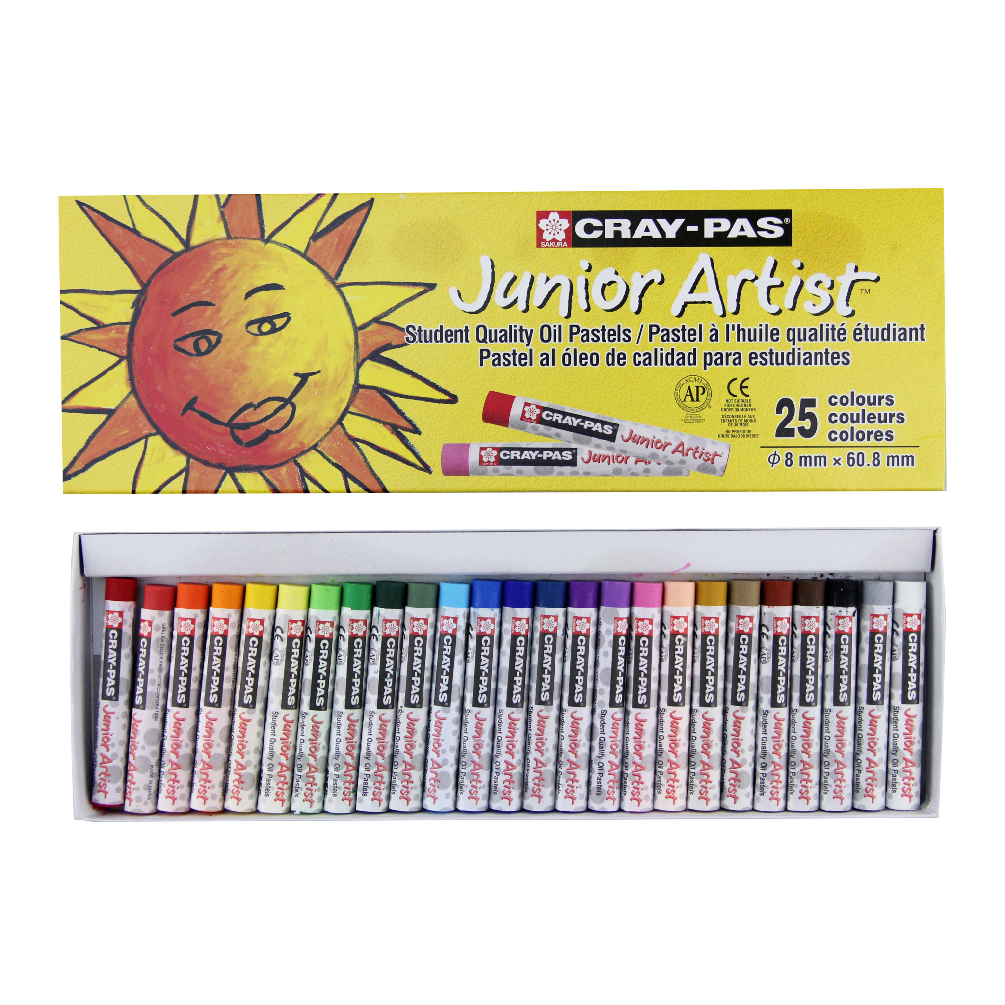 Sakura Cray-Pas Junior Artist Oil Pastel 25-Color Set - RISD Store