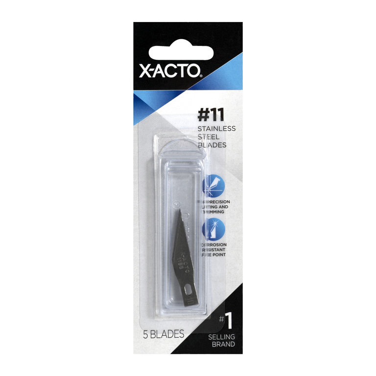 X-Acto X-Acto X-221 #11 Stainless Steel Blade 5 Pack