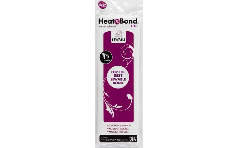 Therm O Web Heat N Bond Lite Iron-on Adhesive 17"x18"