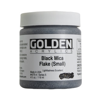 Golden Acrylic Black Mica Flake