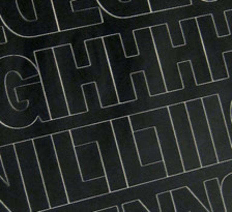 Duro Duro Vinyl Letters Black Gothic 2"