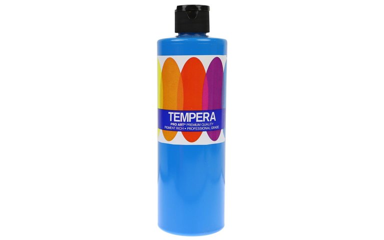 Pro Art Pro Art Tempera Fluorescent Blue 16 oz