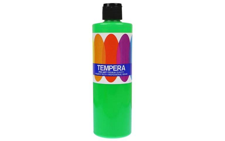 Pro Art Pro Art Tempera Fluorescent Green 16 oz