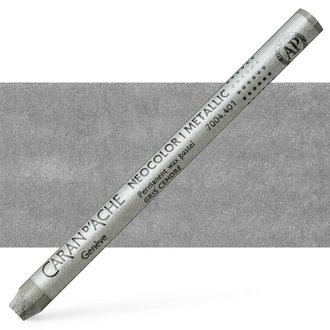 Caran D'Ache Neocolor I 401 Met Ash Grey