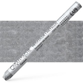 Caran D'Ache Neocolor I 498 Metallic Silver