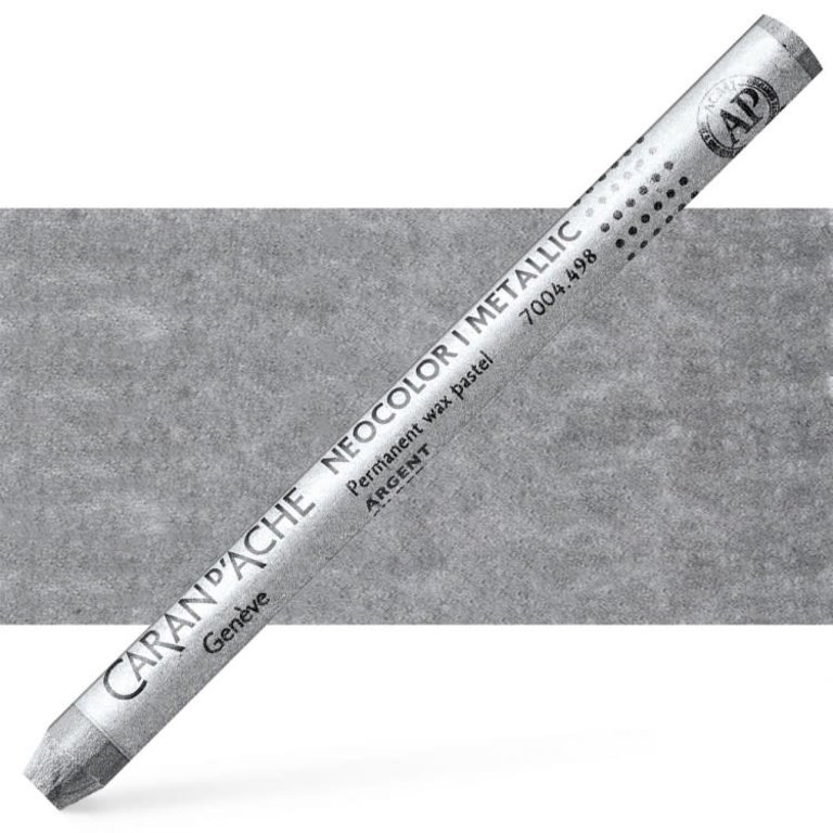 Caran D'Ache Caran D'Ache Neocolor I 498 Metallic Silver