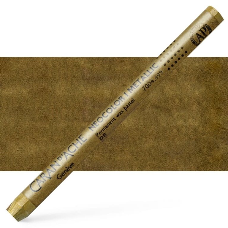 Caran D'Ache Caran D'Ache Neocolor I 499 Metallic Gold