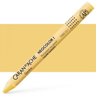Caran D'Ache Neocolor I 521 Sahara Yellow