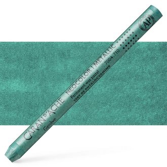 Caran D'Ache Neocolor I 710 Metallic Phthalo Green