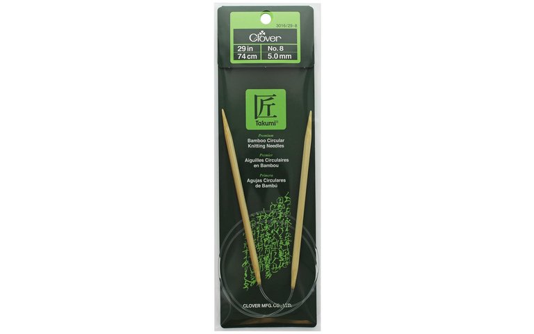 Clover Clover Bamboo Circular Knitting Needles #8