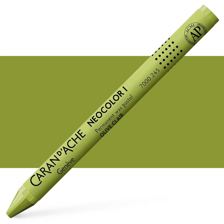 Caran D'Ache Caran D'Ache Neocolor II 245 Light Olive Green