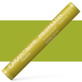 Caran D'Ache Neopastel Oil Pastel 015 Olive Yellow