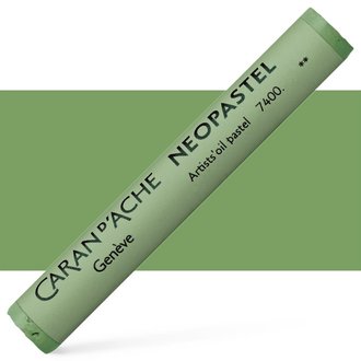Caran D'Ache Neopastel Oil Pastel 016 Khaki Green