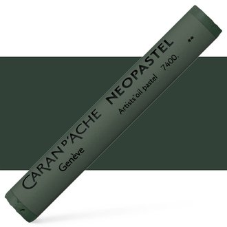 Caran D'Ache Neopastel Oil Pastel 019 Olive Black