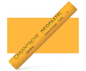 Caran D'Ache Neopastel Oil Pastel 031 Orangeish Yellow - RISD Store