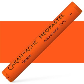 Caran D'Ache Neopastel Oil Pastel 040 Reddish Orange