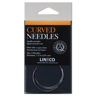 Lineco Curved Sewing Binding Needles