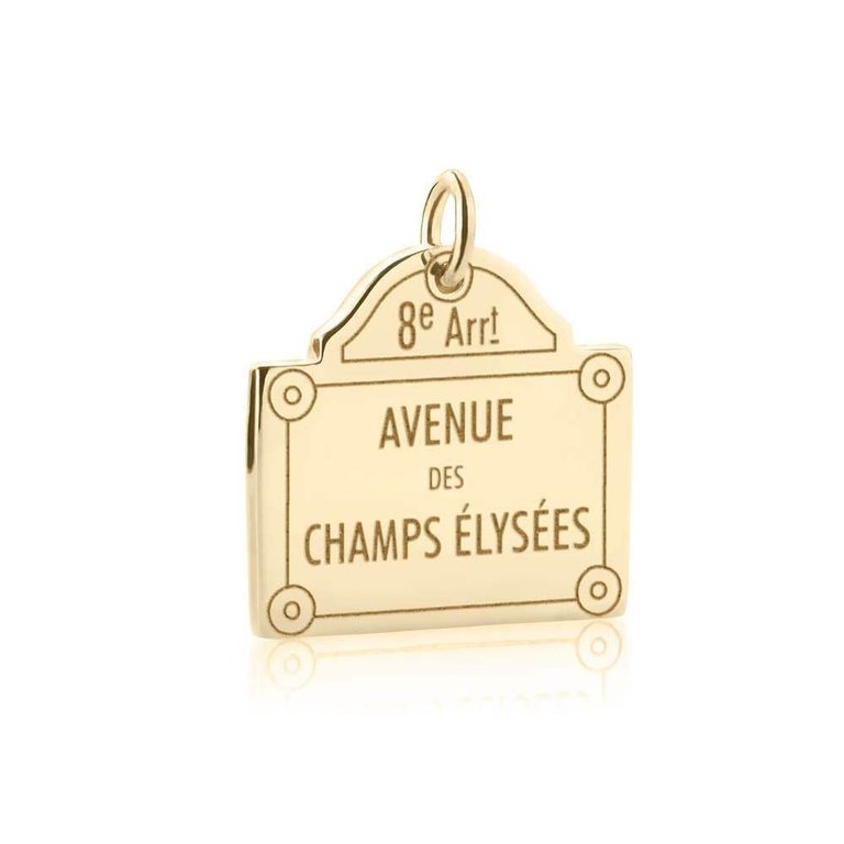 Nicole Parker King Champs-Élysées Charm Gold Vermeil