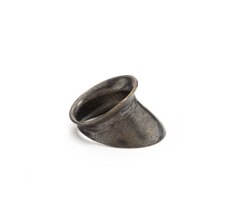 Colleen Alford Ayan Ring Carbon Black (Recycled Brass)