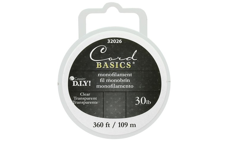 Cousin Findings Cousin Findings Monofilament Clear 30 Lb 360'