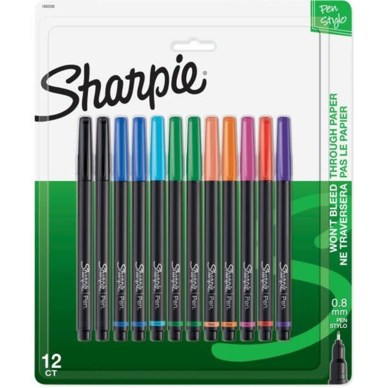 Sharpie Sharpie Pen Fine 12 Set