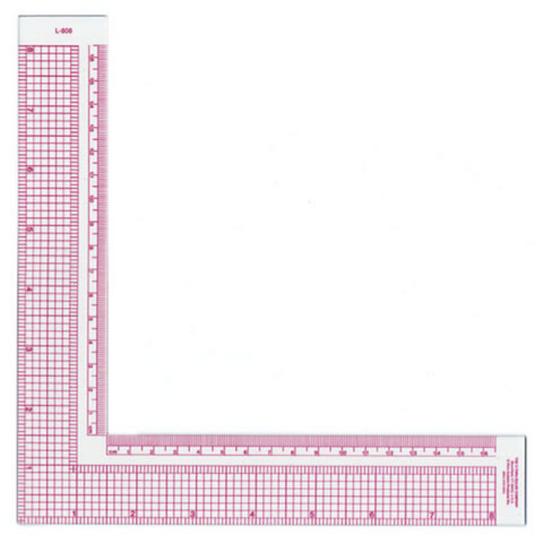 Westcott 8-Inch 200 mm Plastic Ruler - Clear