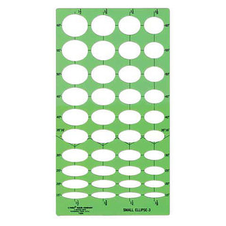 Westcott Small Ellipse-3 Template Westcott Small Ellipse-3 Template