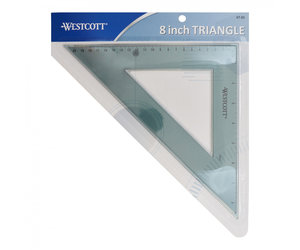 Westcott - Westcott Student 30/60/90 Triangle 9.75 in (KT-80)