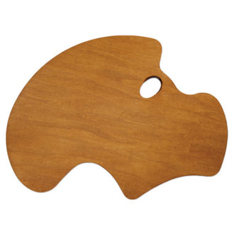 New Wave Palette Expressionist Confidant Wooden Palette for Right Handed Artist