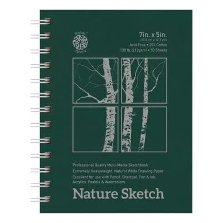 Pentalic Pentalic Nature Sketch Pad 7"x5"